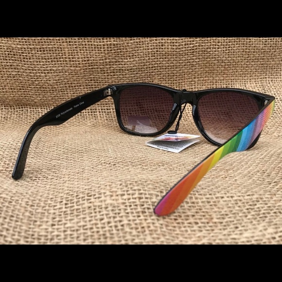 (3 Pairs) Rainbow Gay Pride LGBT Party Sunglasses - Picture 5 of 5